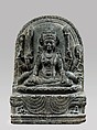 Mahapratisara, the Buddhist Protectress, Black stone, India, Bihar